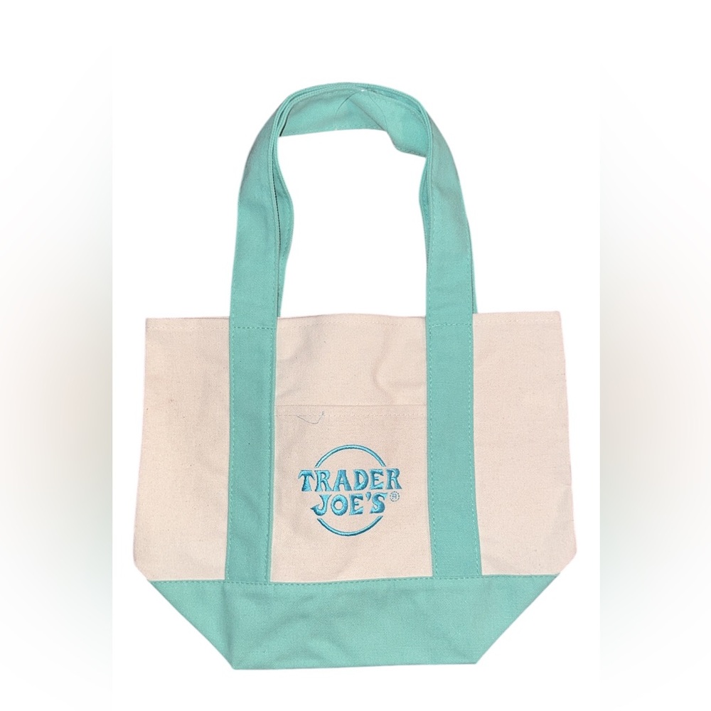 NWT. Trader Joe’s Limited Edition Mini Canvas Tote 💚